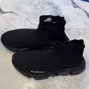 Balenciaga speed knit high top sock sneakers